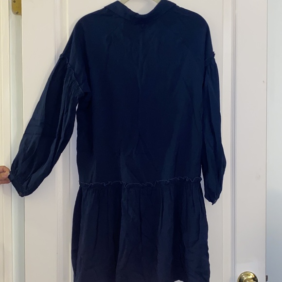 Navy Free People Tunic with Pockets - Picture 5 of 5